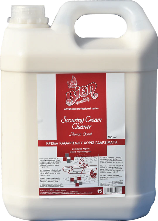 Scouring Cream Cleaner Lemon Scent 4ltr