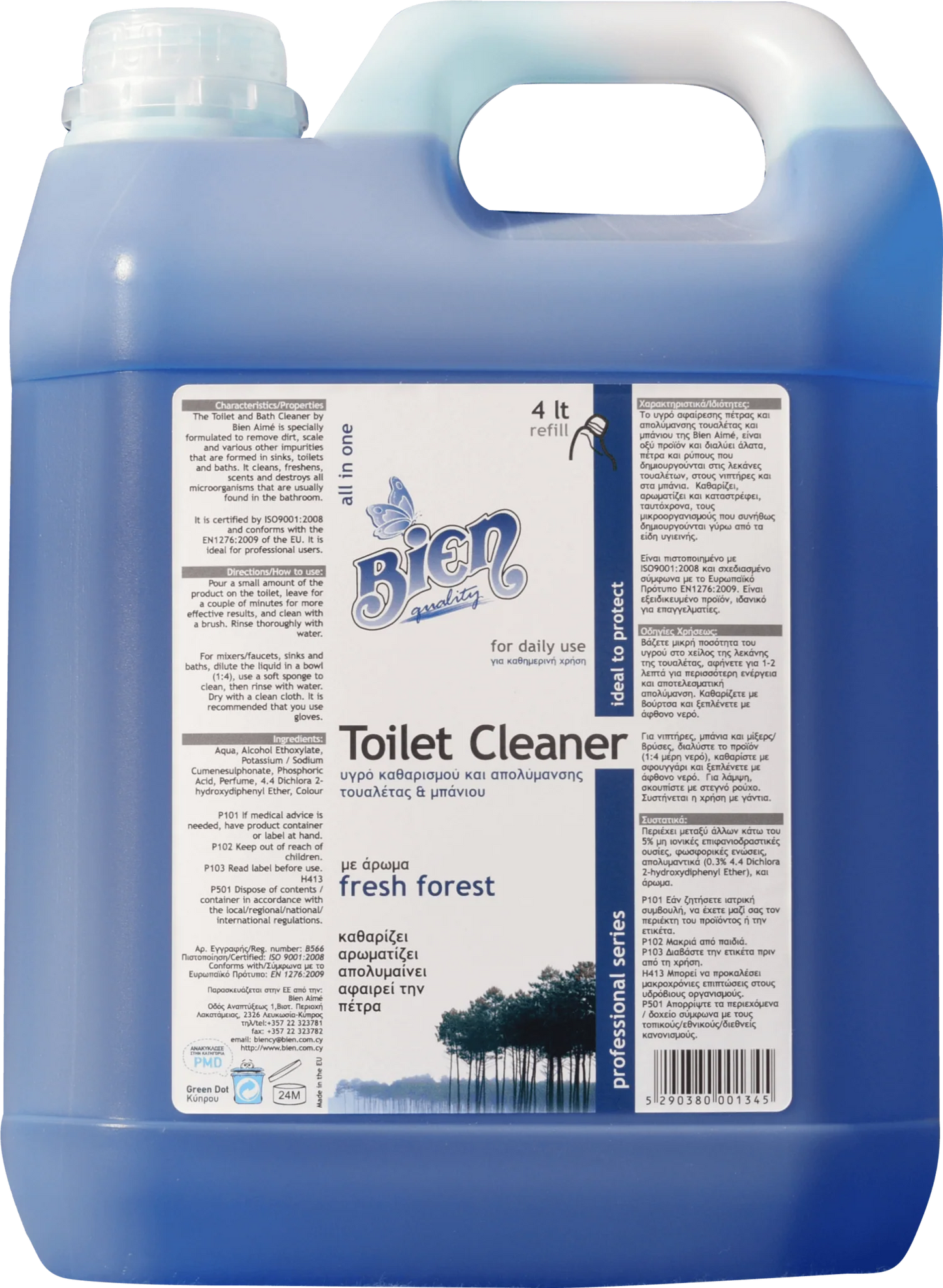 Καθαριστικό τουαλέτας Fresh forest 4 lt