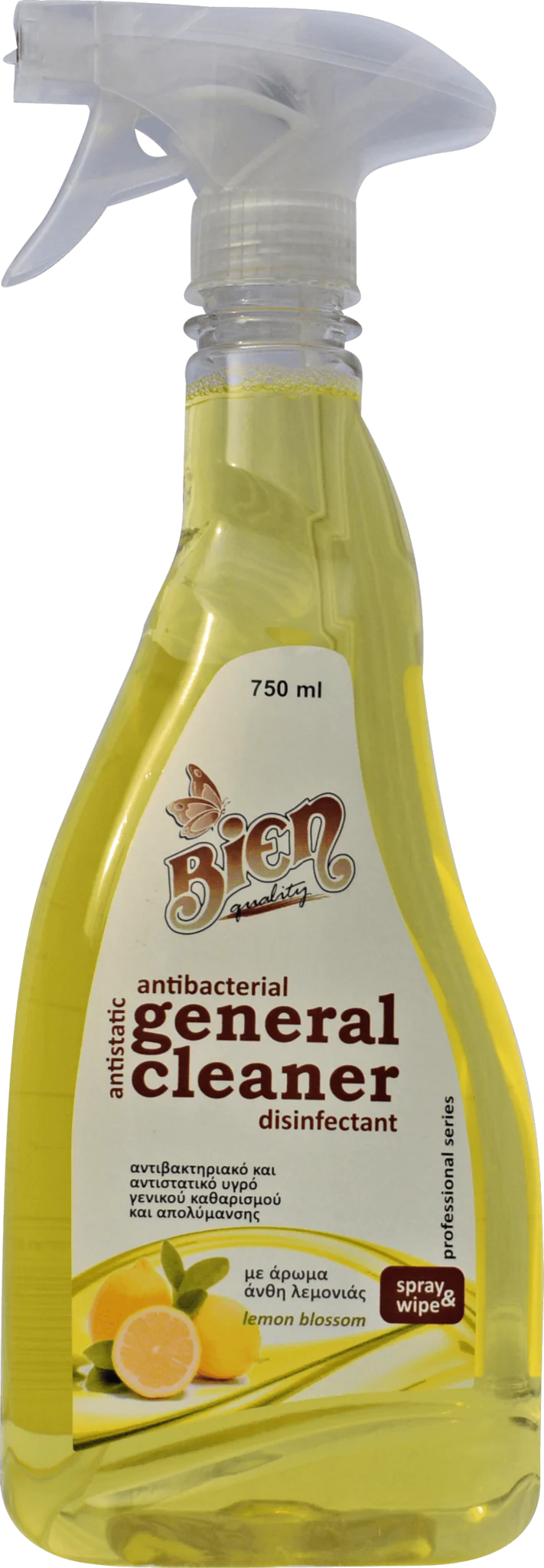 Antibacterial Antistatic General Cleaner Lemon blossom 750 ml spray