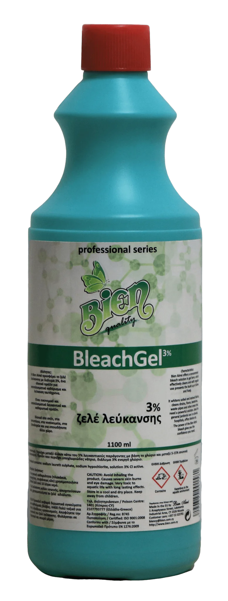 Bleach Gel 3% Chlorogel 1.1 ltr