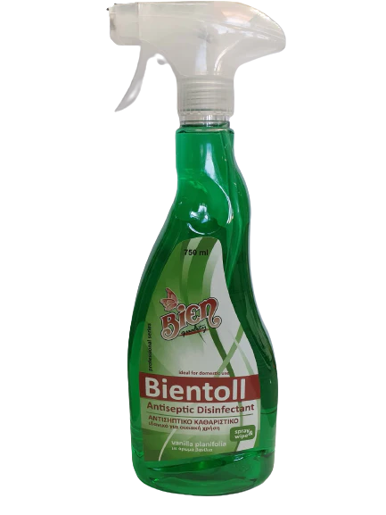 Bientoll Антисептическое концентрированное дезинфицирующее средство Vanilla Planifolia 750 мл спрей