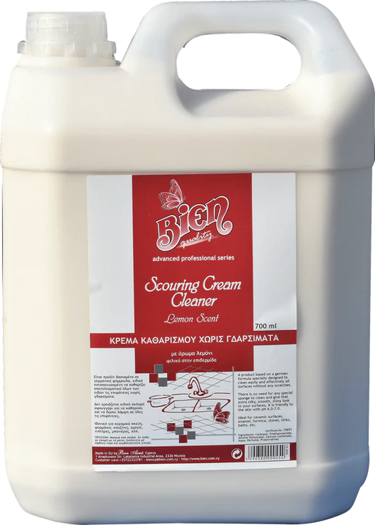 Scouring Cream Cleaner Άρωμα Λεμονιού 4lt 