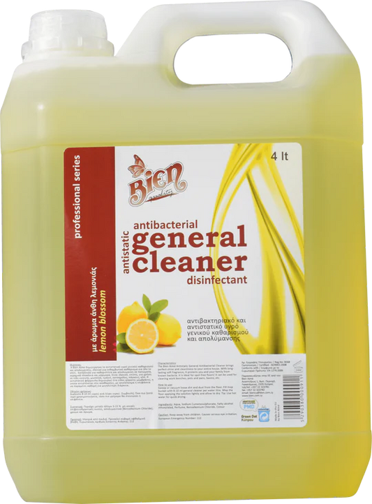Αντιβακτηριδιακό Αντιστατικό Γενικό Καθαριστικό Lemon Blossom 4 lt