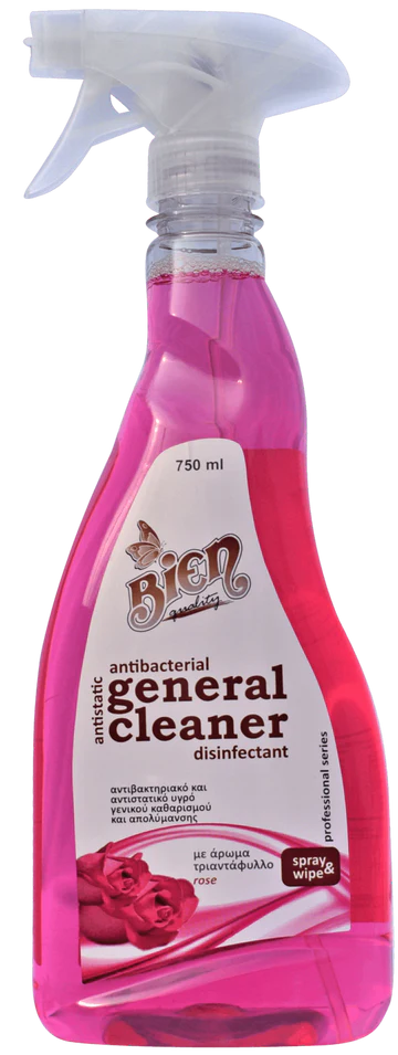 Antibacterial Antistatic General Cleaner Rose 750 ml spray