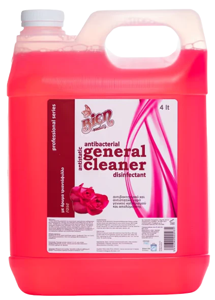 Antibacterial Antistatic General Cleaner Rose 4 ltr