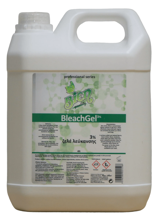 Bleach Gel 3% Chlorogel 4 ltr