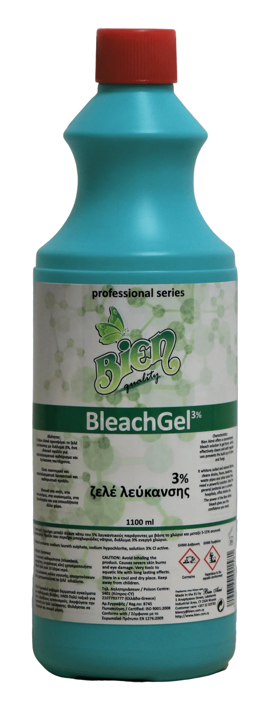 Bleach Gel 3% Chlorogel 1.1 ltr