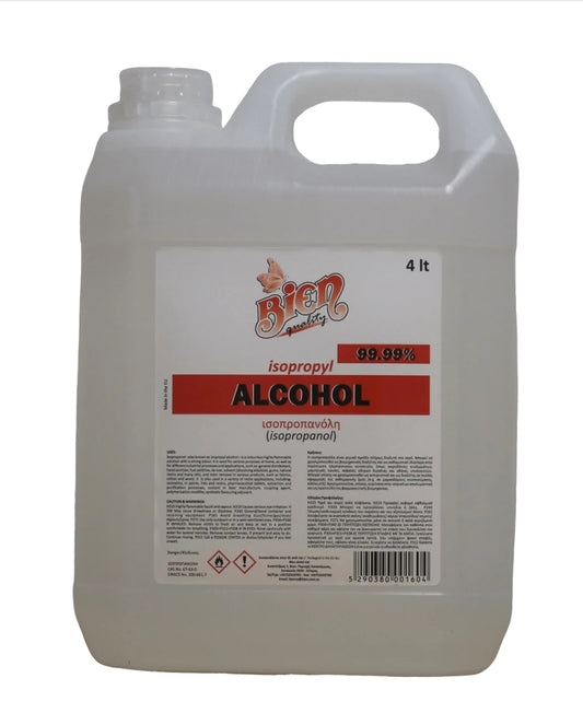 Alcohol isopropyl 99.99% 4 Litres